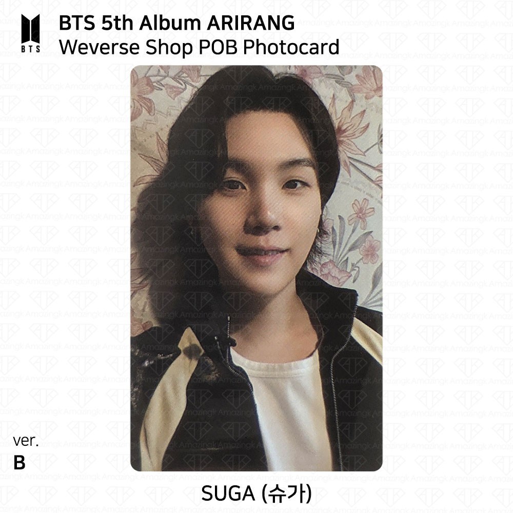 BTS 5th Album ARIRANG Weverse POB Photocard Jungkook Jimin V Suga
