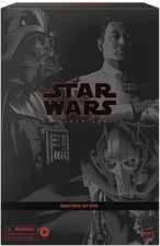 Star Wars Black Series Masters Of Evil 3 Pack Thrawn Vader Grievous Figures New