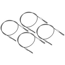 16 Inch Safety Cable Wire, 4 Pack Stainless Steel 40cmx2mm Stage Lights Rope ...