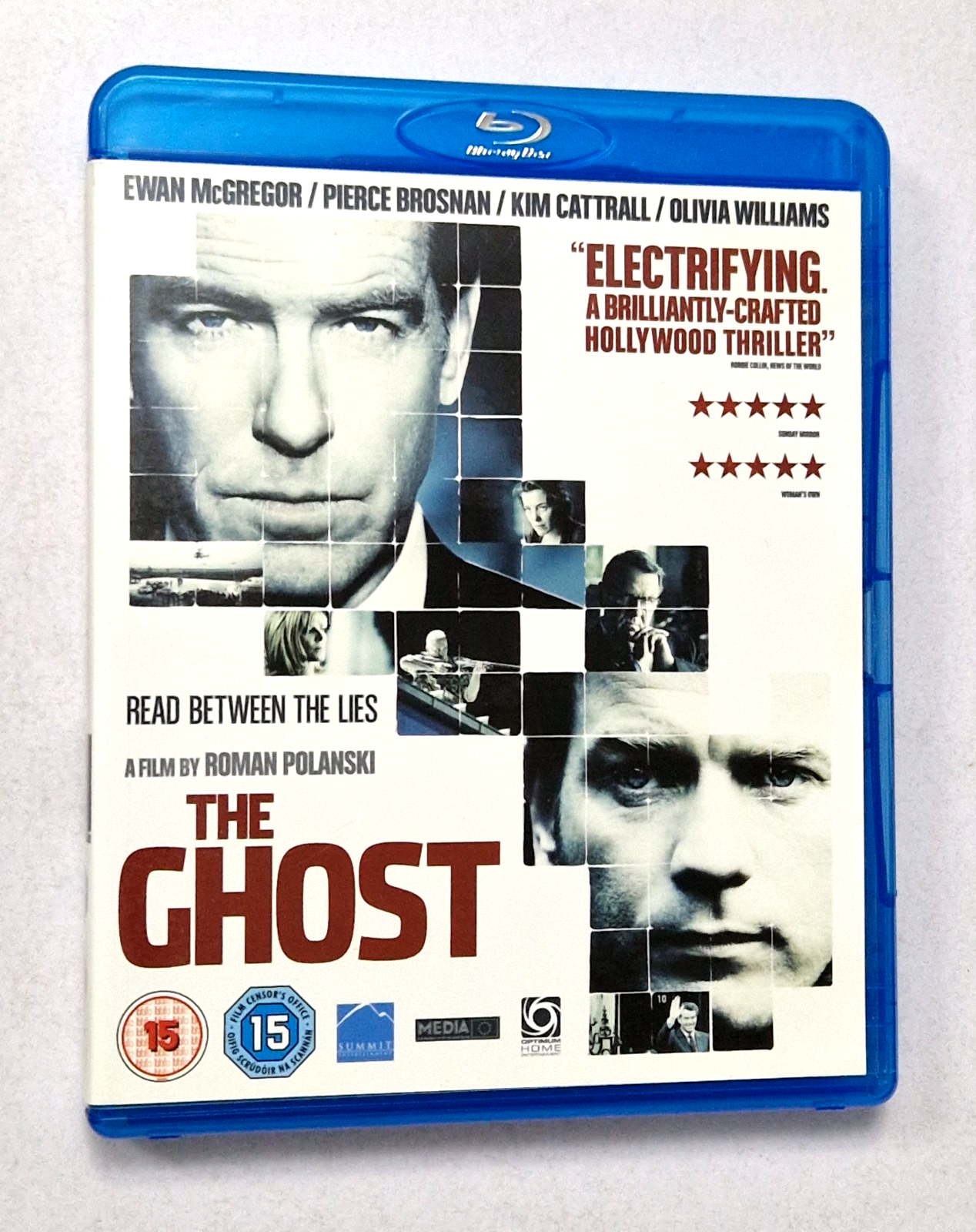 The Ghost BLU RAY Starring Ewan McGregor