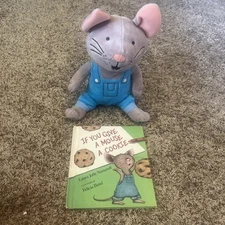 Kohl's Cares If You Give A Mouse A Cookie 10" Plush Stuffed Animal  Plus Book