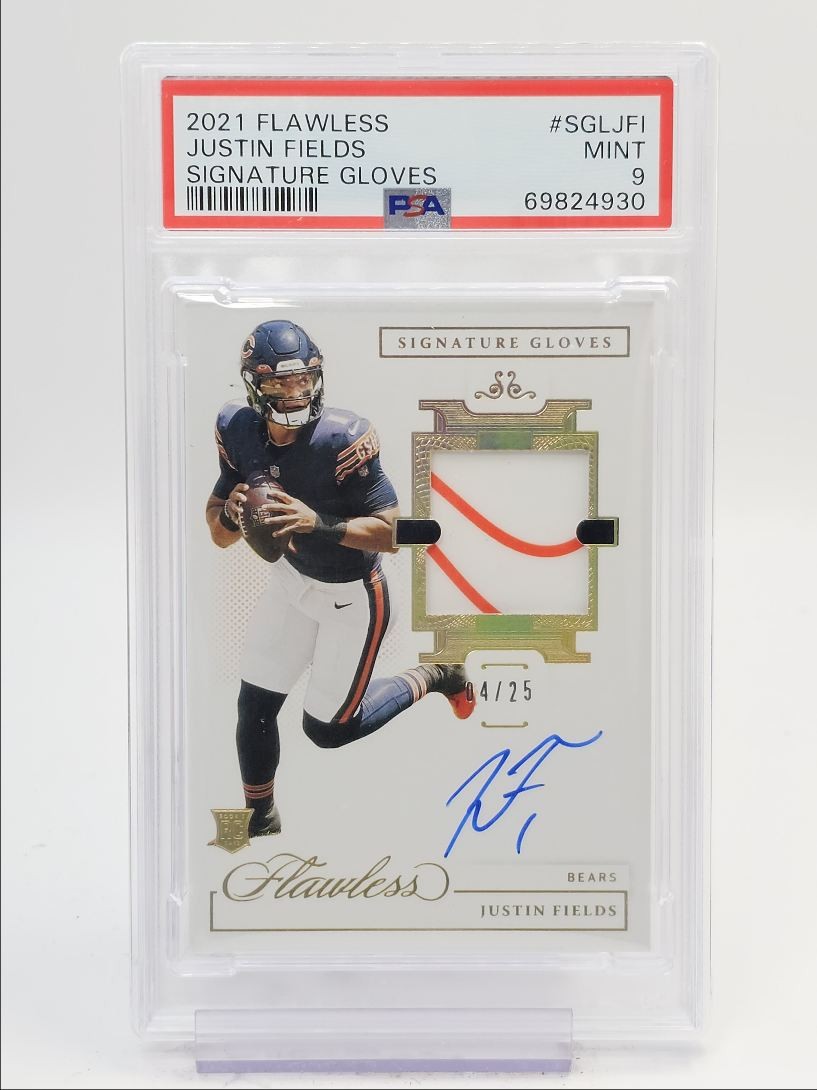 Justin Fields Panini Flawless Signature Gloves #SGLJFI Base