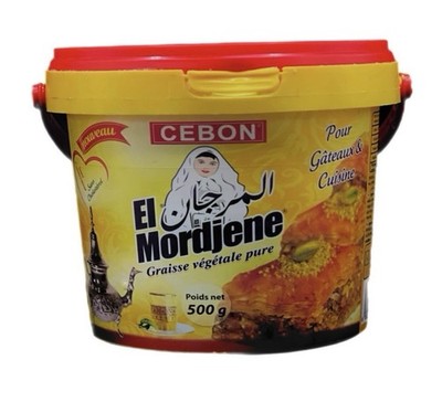 CEBON El Mordjene Pure Vegetable Fat 500g Food Additive Pantry Baking & Cooking