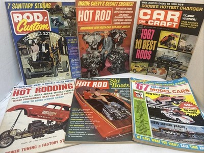 Vintage Lot Of 1967-70 DRAG RACING NHRA Drag Racing Magazines Car Craft Hot Rod