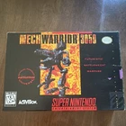 Activision MechWarrior 3050 SNES Boxed Manual Included NTSC-U/C 1994