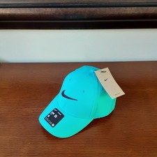 Nike Dri-Fit Club Cap Structured Swoosh Golf Hat Aqua Unisex S/M New