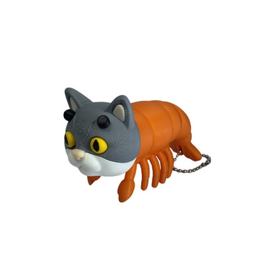 Cat Trippi troppi troppa trippa Italian Brainrot Series Trend 3DPrinted Toy Gift