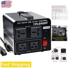 High Power 2000W Voltage Converter 110-240V Step Up Down Transformer Durable