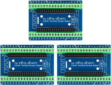 3Pcs ESP32 Terminal Breakout Board 38 Pins GPIO Expansion Board Compatible for E