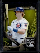 2026 Topps Chrome Black Owen Caissie Rookie Design Variation Gold Refractor #/50