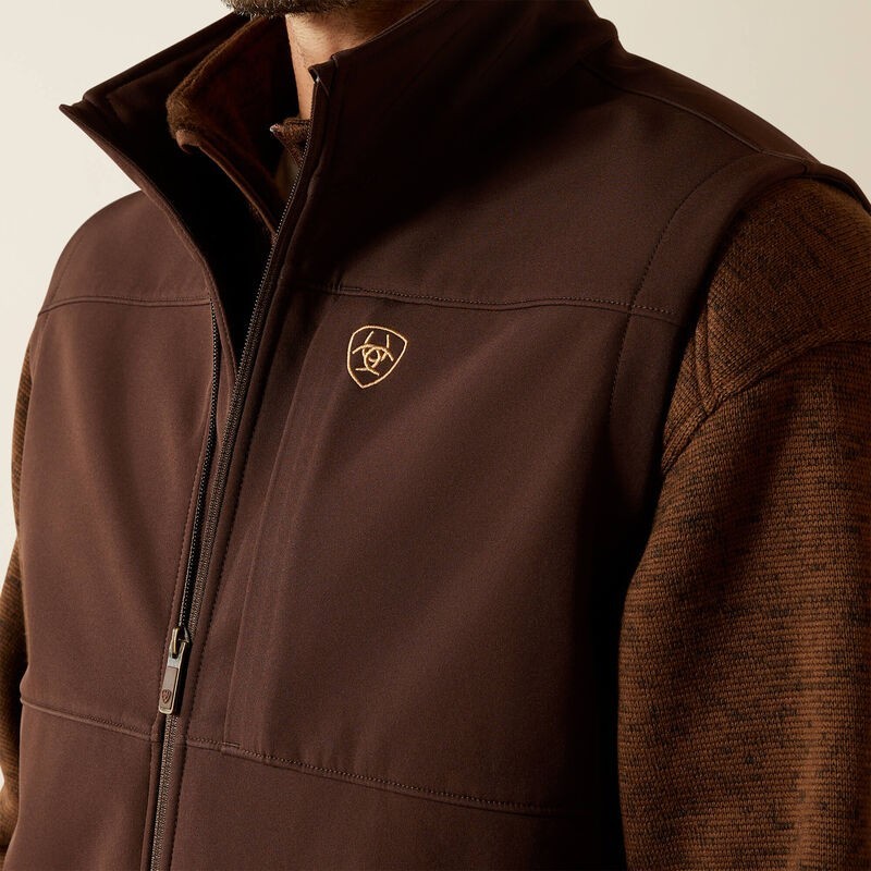 Ariat Men -  Vernon Softshell Vest (Coffee Bean) 10062601 main image 1
