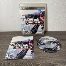 Transformers: War for Cybertron PS3 CIB Complete w/ Manual *Read Desc