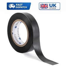 Durable 20m Grip Finishing Tape for Racket Sports - Anti-Slip, Black Color 1.20 per metre