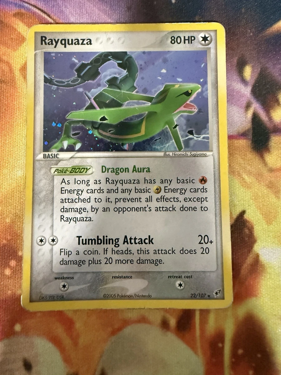 Rayquaza Pokémon TCG Holo Rare Individual Collectible Card Game