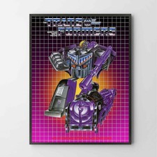 Poster Transformers G1 1985 Astrotrain Box Artwork GlossyUnframed Print T0035