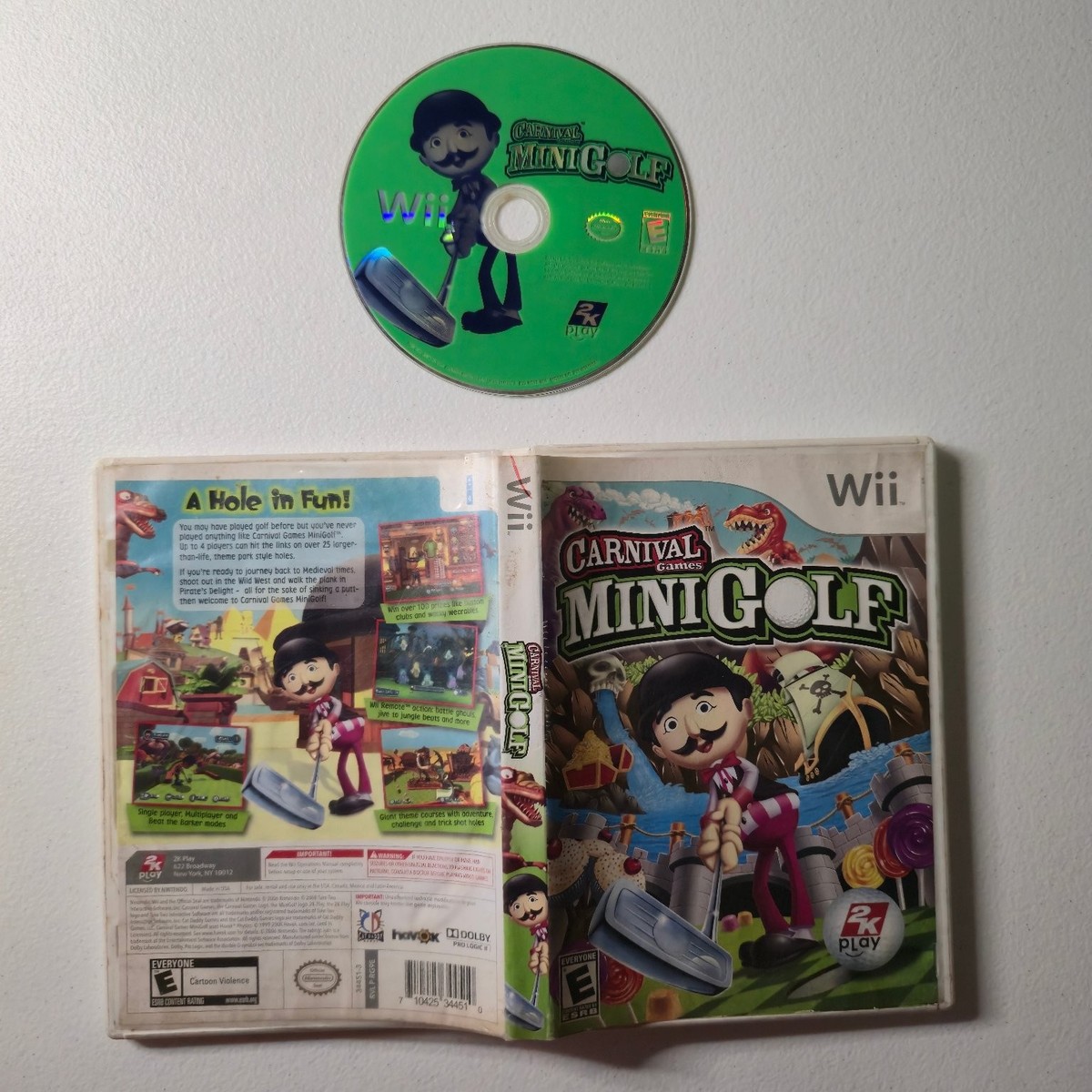 Carnival Games MiniGolf Wii Video Game Multiplayer Family Fun | eBay