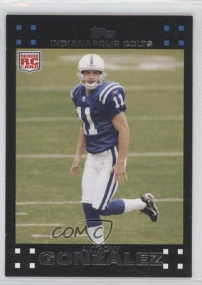 2007 Topps Anthony Gonzalez #326 Rookie RC 0c4