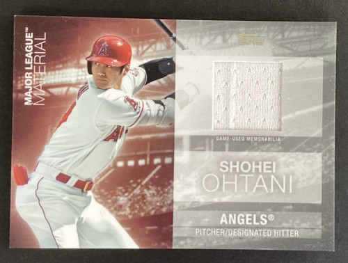 Topps 2020 Update Major League Material Shohei Ohtani Game-Used Angels MLM-OHT