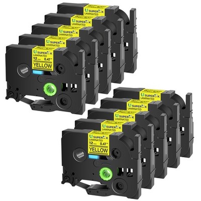 10x TZe-631 TZ-631 Label Tape Compatible Brother PT-D200 P700