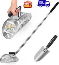 Long Handle Sand Scoop with Shovel for Metal Detecting at Beach