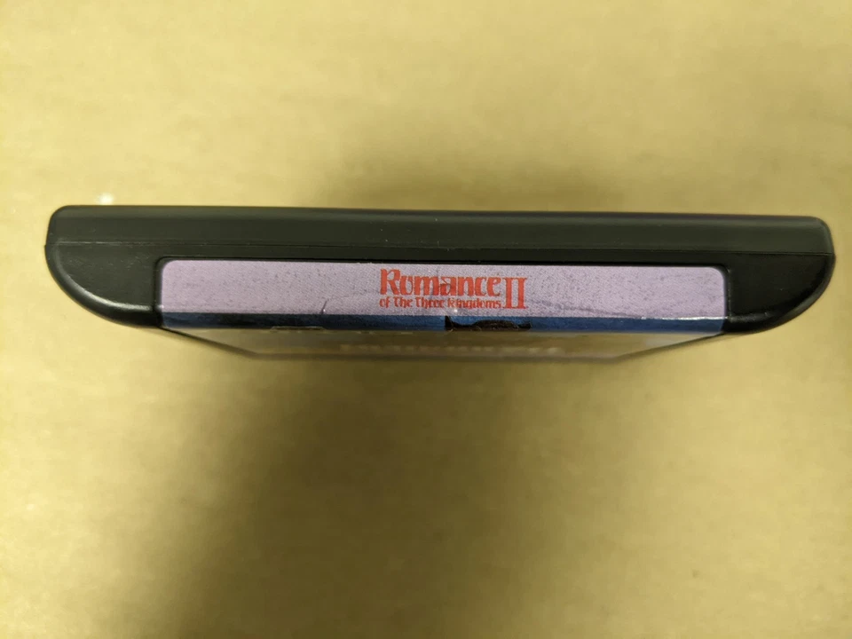 Romance of the Three Kingdoms II 世嘉 Genesis 完整带盒带海报 — 第 4/4 张图片