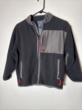 Gap Boys 8 Full Zip Up Jacket Black Polyester