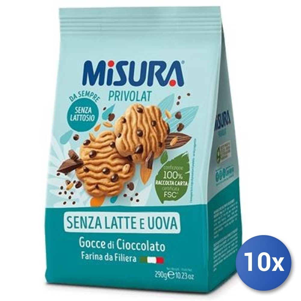 10X Multipack Biscuit Measure Privolat Chocolate Drops 290