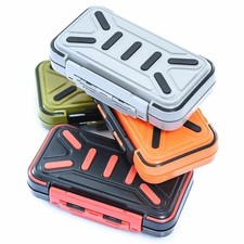 Waterproof Fishing Tackle Box Fishing  Double-Sided Opening & Closing Bait Box f