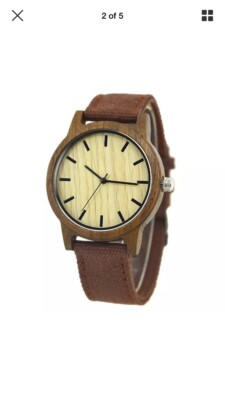 Wood Brand Quartz Watch BOBO BIRD WP06 Fashion Colorful Print Wood Watch for Men  main image 2