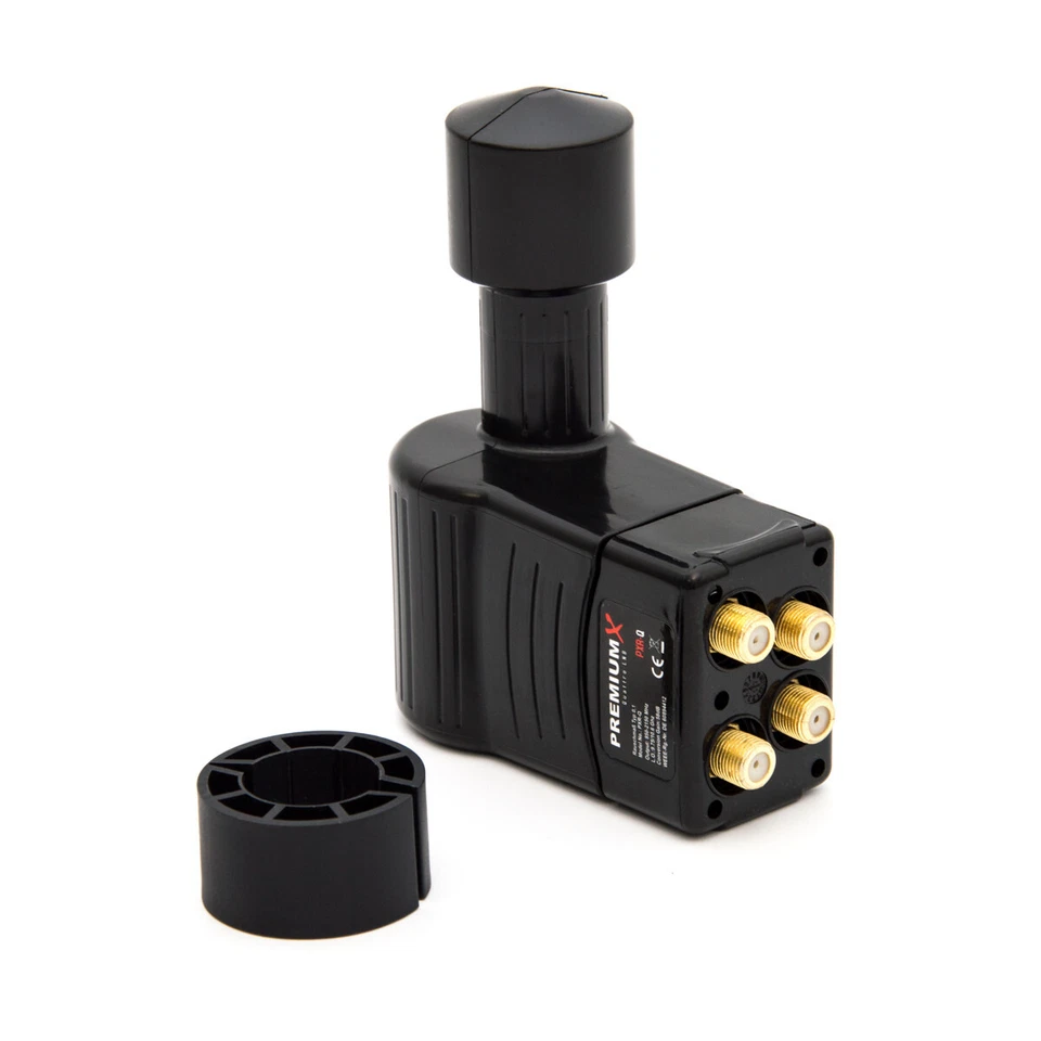23mm LNB Feed Quattro ( Für Multischalter ) PremiumX Rocket LNB PXR-Q 3° 4K HD - Bild 2 von 4