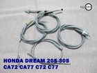 HONDA DREAM C72 C77 CA72 CA77 THROTTLE + SPEEDOMCABLE + BRAKE + CLUTCH [sa2378]