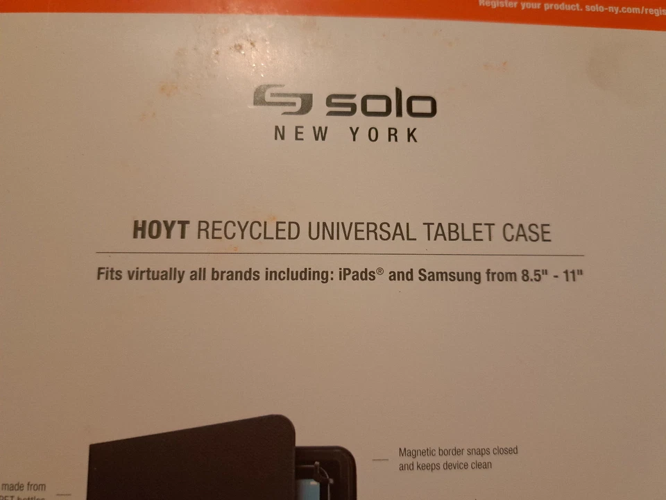 Solo New York Hoyt Recycled Universal Tablet Case NEW IN PACKAGE - Image 3 of 4