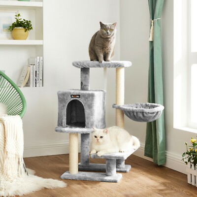 Kratzbaum Katzenbaum Stabil Kletterbaum klein Sisal Liegemulde Katzen PCT142W01