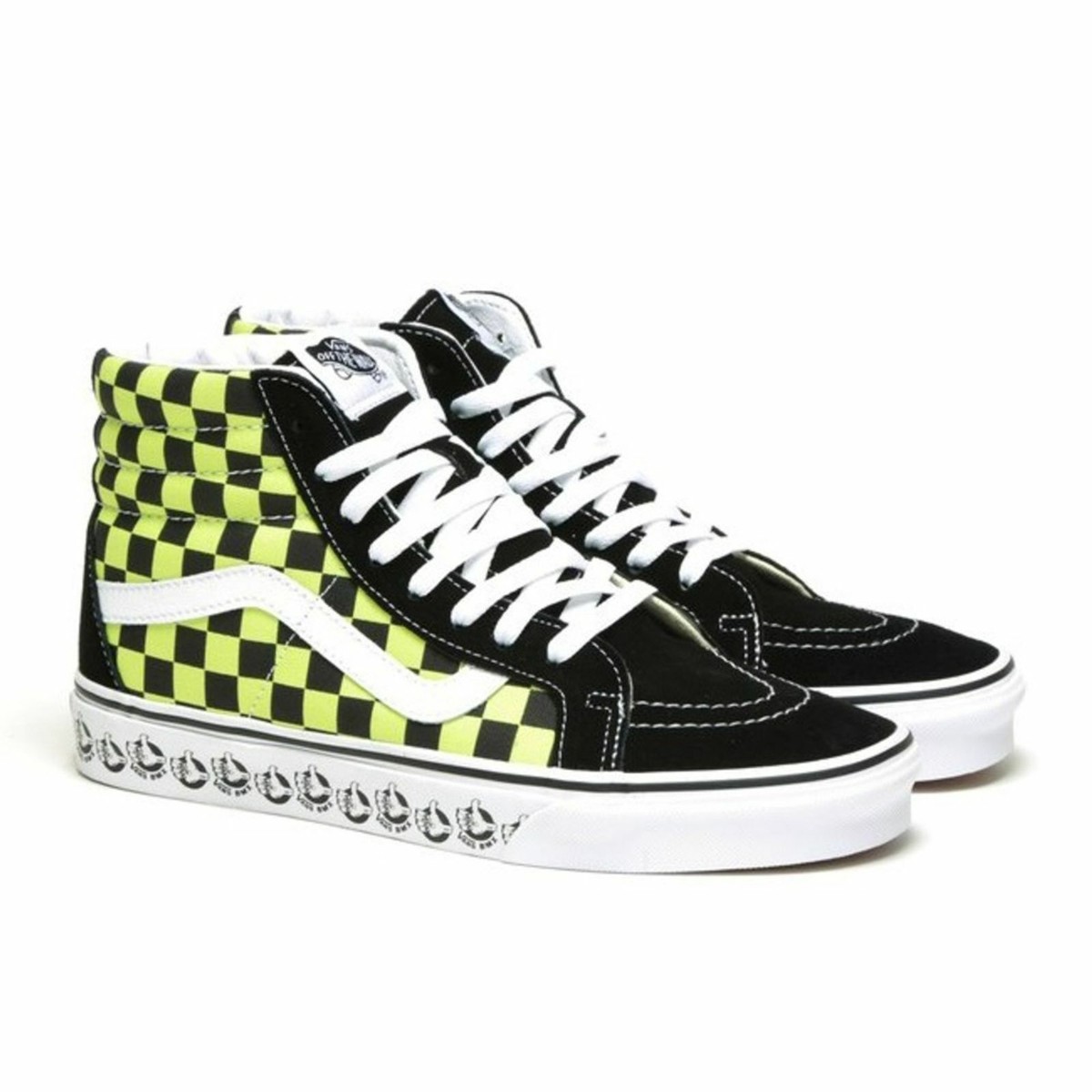 Vans Sk8-Hi Reissue BMX Checkerboard Shoes Men Size NIB - Main Image