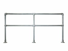 Galvanised Steel Key Clamp Safety Barrier Kit - Made from 42mm Diameter Handrail