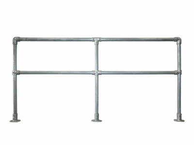 Galvanised Steel Key Clamp Safety Barrier Kit - Made from 42mm Diameter Handrail