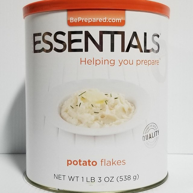 Emergency Essentials Freeze Dried Food Potato Flakes 1lb 3oz 10 Can eBay