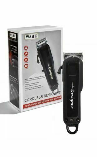Wahl Professional Cordless Designer Clipper Black #8591 Bran