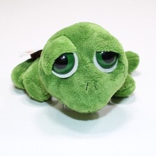 Vintage Animal Junction by Russ Jeffery the Green Turtle Big Eyes Plush Animal