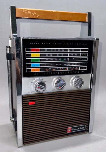 Récepteur radio Juliette Solid State AC-DC 5 Band Portable MPR-3015 : WORKS