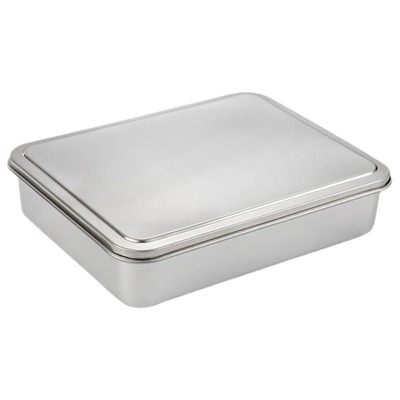 Covered Cake Pan Stainless Steel Baking Pan Nonstick Cake Pan With Lid Cake Baki