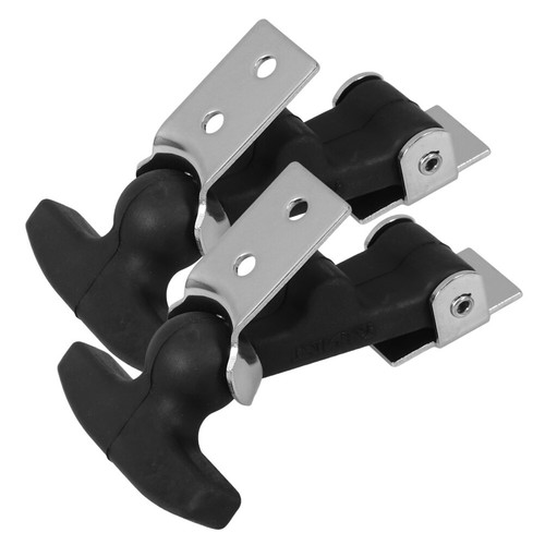 2 Pcs Hood Latch Flexible T-handle Draw Latches Replacement Tool Catch - Picture 4 of 23