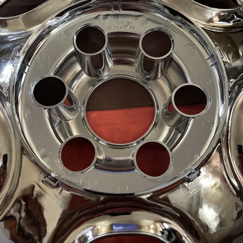 1999-08 Chevy Silverado Astro GMC Sierra Chrome Wheel Skin 6033P-C Truck hubcap - Picture 4 of 8