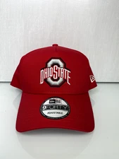 New Era 9Forty Ohio State Buckeyes Adjustable Hat Scarlet 70753698 NWT