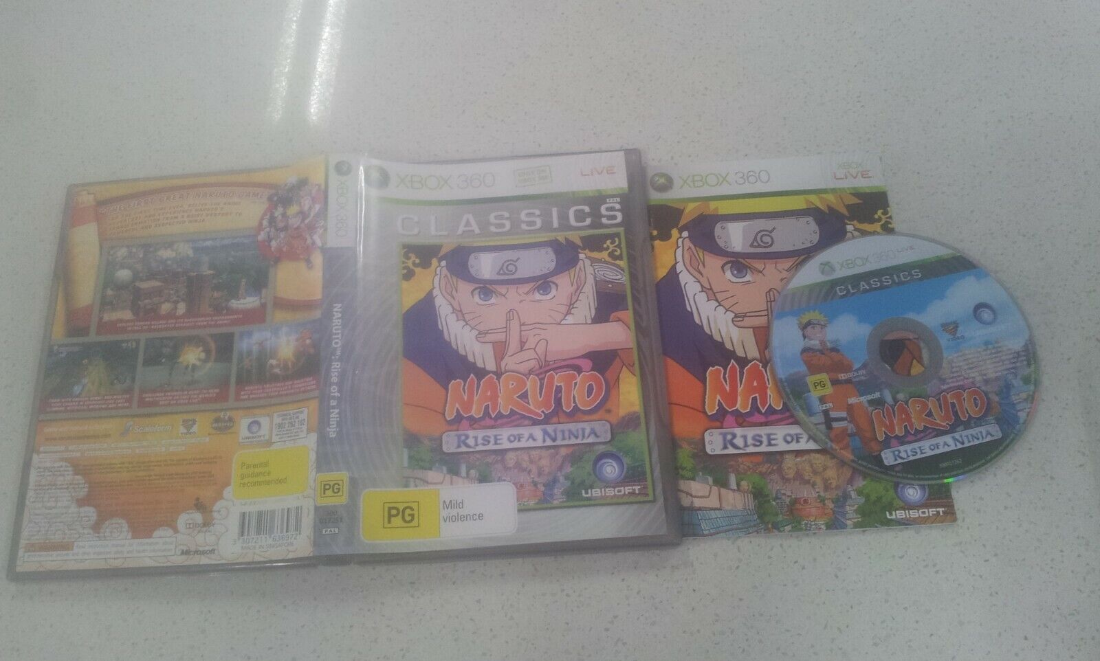 Naruto Rise Of A Ninja Xbox 360 Midia Fisica Usada Original