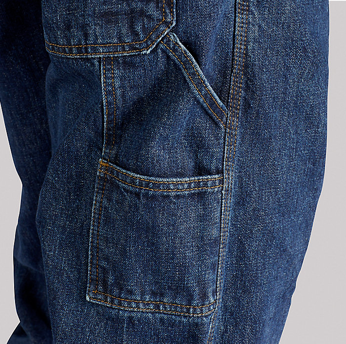 Mens Baggy Jeans Lee Mens Dungarees Straight Leg Carpenter Jean