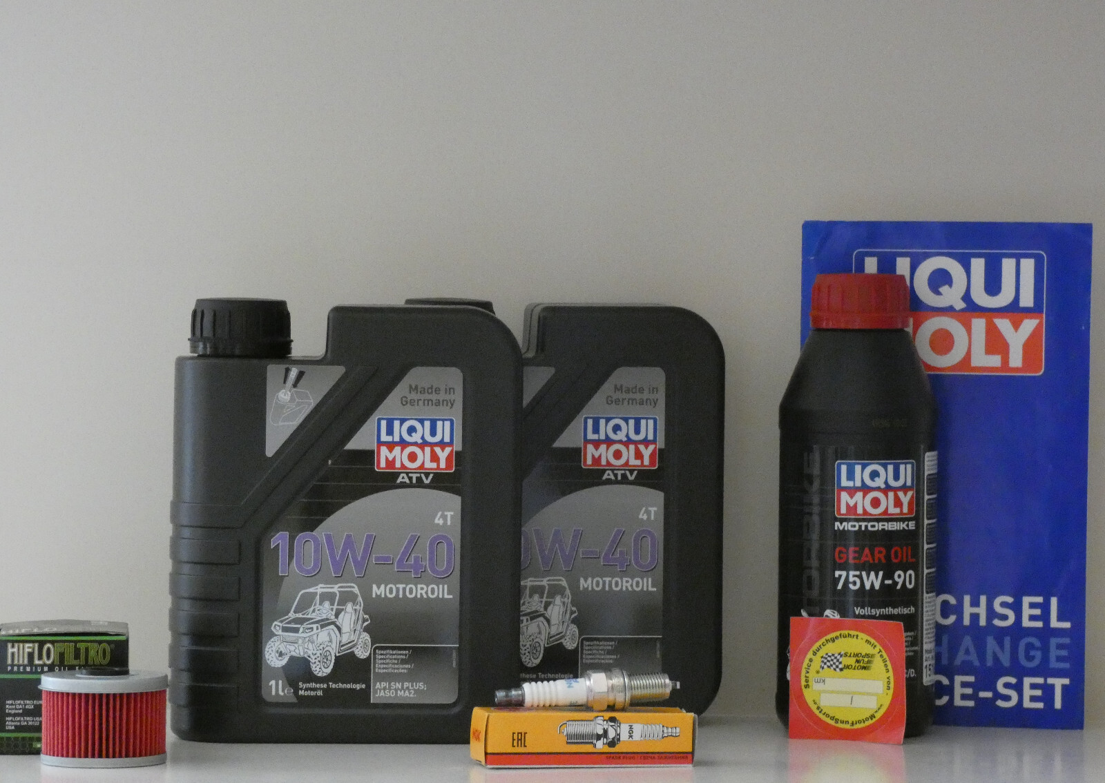 Maintenance Set Honda TRX 250 TM Fourtrax Inspection Oil Spark Plug