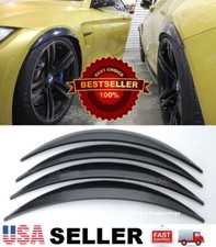 2 Pairs Abs Black 1 Arch Extension Diffuser Wide Body Fender Flare For Bmw Audi