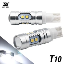 T10 921/912 High Power 30W LED Xenon White Reverse Backup Light Bulbs
