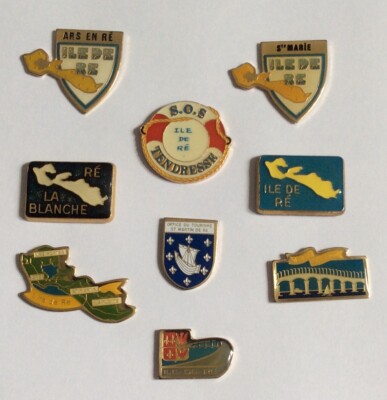 LOT 9 PIN'S ISLAND OF KING ISLAND COAT OF ARMS ARS STE MARIE BRIDGE BRIDGE 